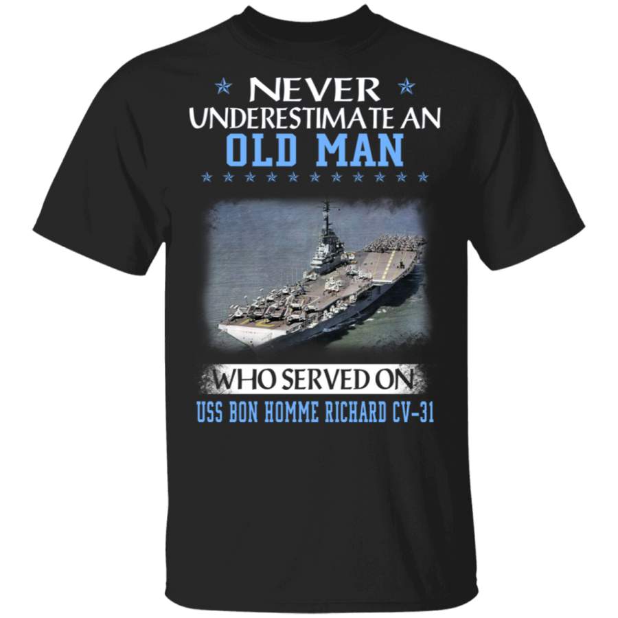 USS Bon Homme Richard CV-31 Veterans Day Christmas Gift T-Shirt