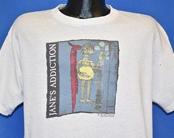 90s Jane’s Addiction 1991 Tour Ritual De Lo Habitual Alleged T-shirt  Vintage Tee 7353