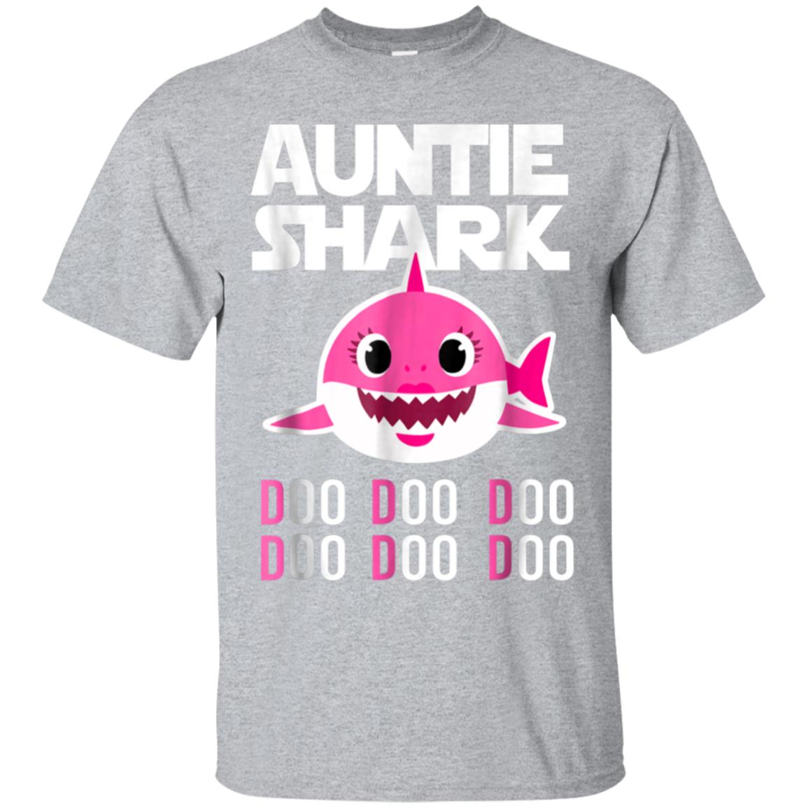 Auntie Shark T-Shirt Doo Doo Doo – Family Gift T-Shirt