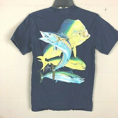 Guy Harvey S Shirt S Blue Dl26 Shirt