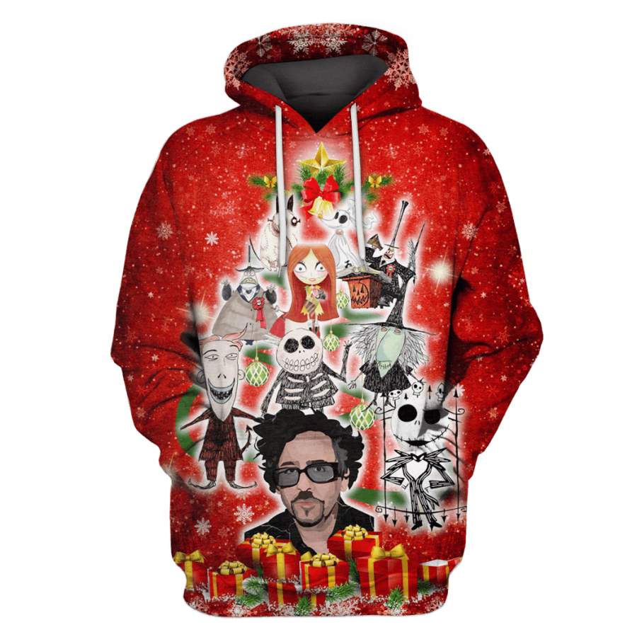 Marry Christmas Nightmare T-Shirts – Zip Hoodies Apparel