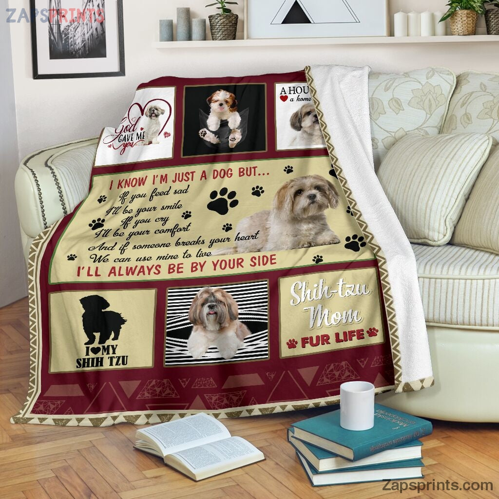 Shih Tzu Be By Your Shide Blanket – Cool Gift Ideas