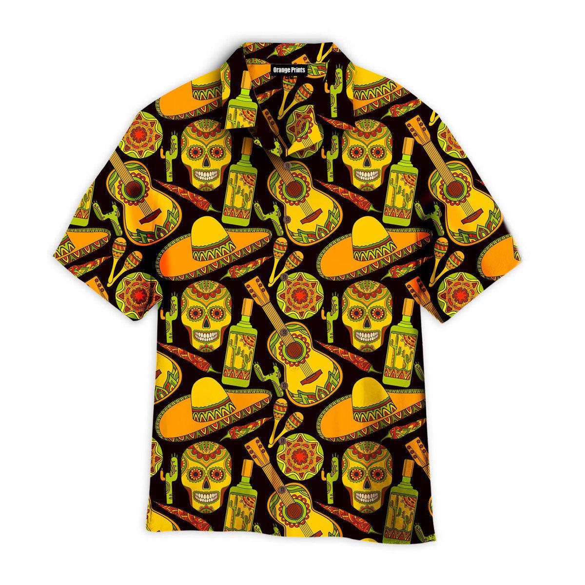 Fiesta Mexican Aloha Hawaii Shirts For Men Women Ha44448