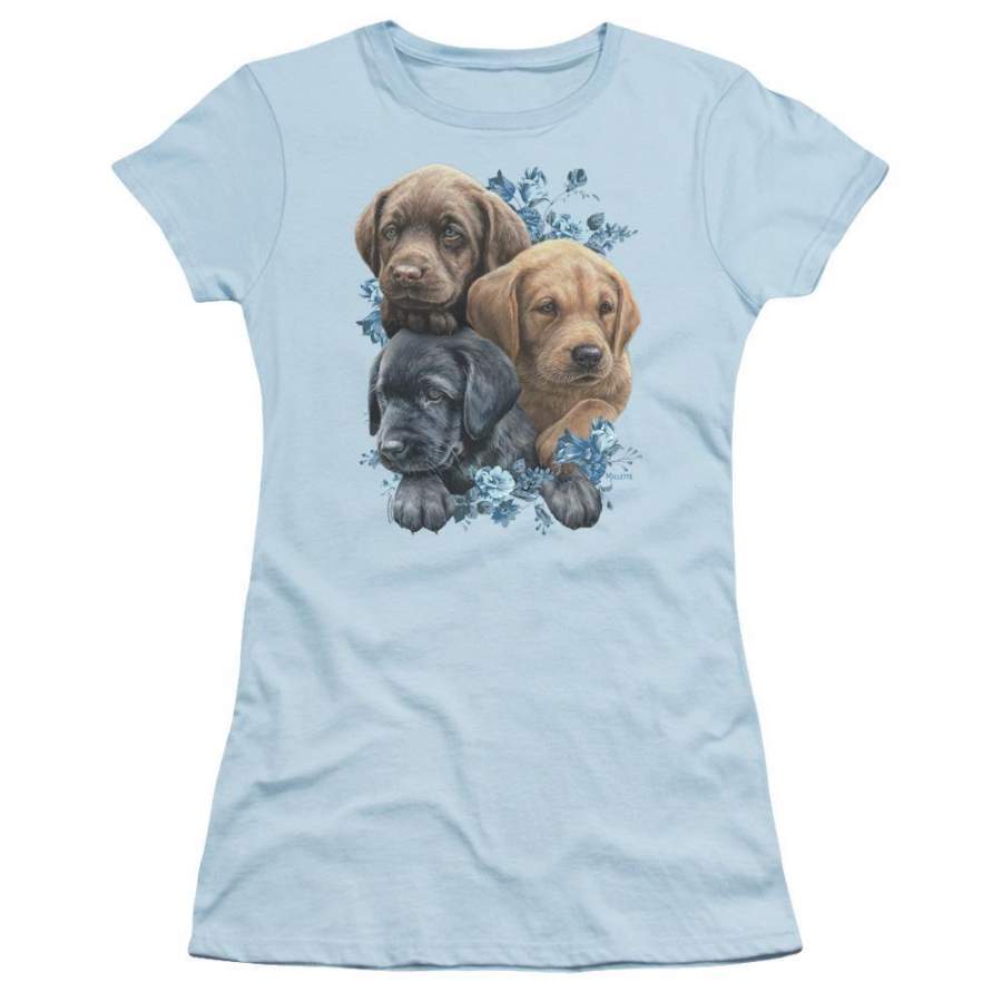 Wild Wings Puppy Pile Juniors T-Shirt