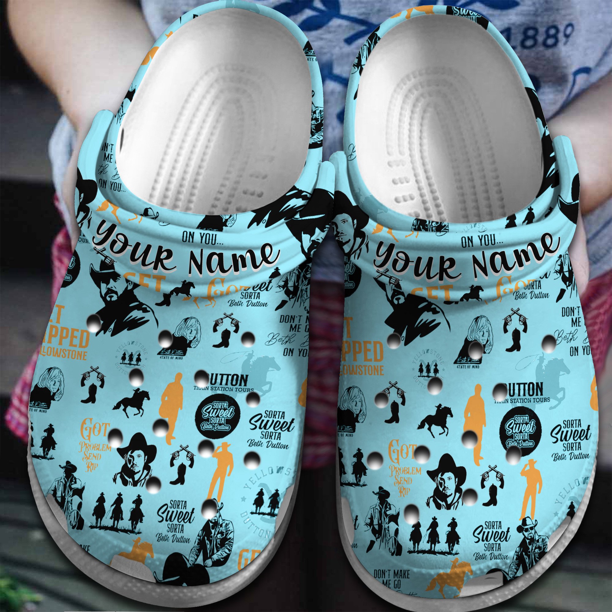 Yellowstone Tv Series Crocss Clogs For Men Women And Kid Dv4Nauy1-1