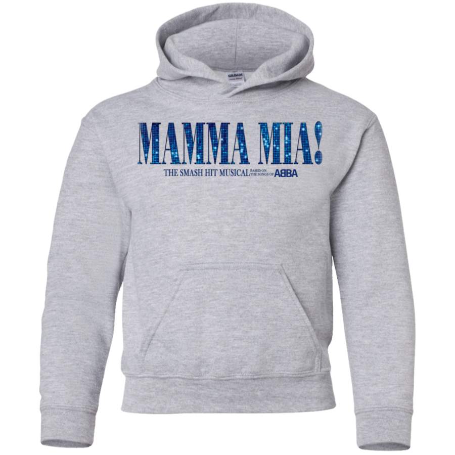 AGR Mamma Mia The Smash Hit Musical ABBA Youth Pullover Hoodie