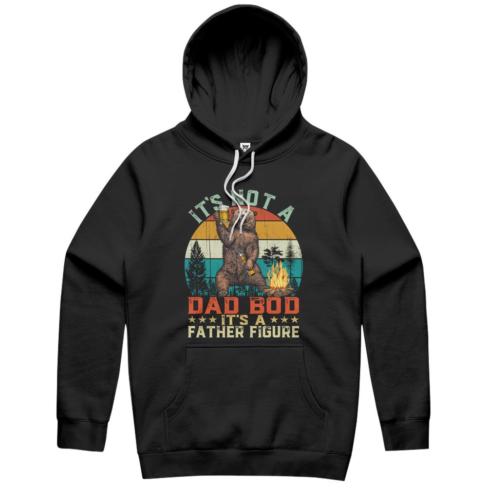 Father Figure Shirt, It’S Not A Dad Bod Its A Father Figure Shirt, It’S Not A Dad Bod It’S A Father Figure Retro Bear Gift Dad Hoodie