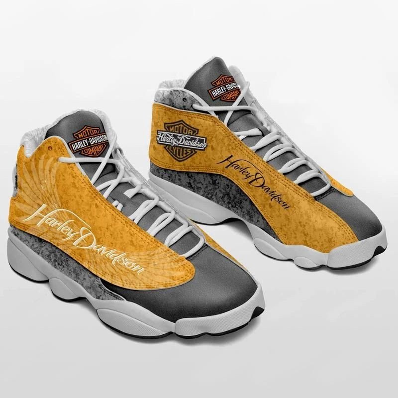 Harley Davidson Air Jordan 13 Printing Shoes Sneaker