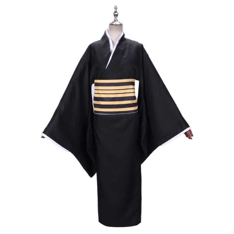 Anime Demon Slayer Nakime Cosplay Costume Kimono Suit Robe Belt Woman Halloween Carnival Party Costumes Full Set alx