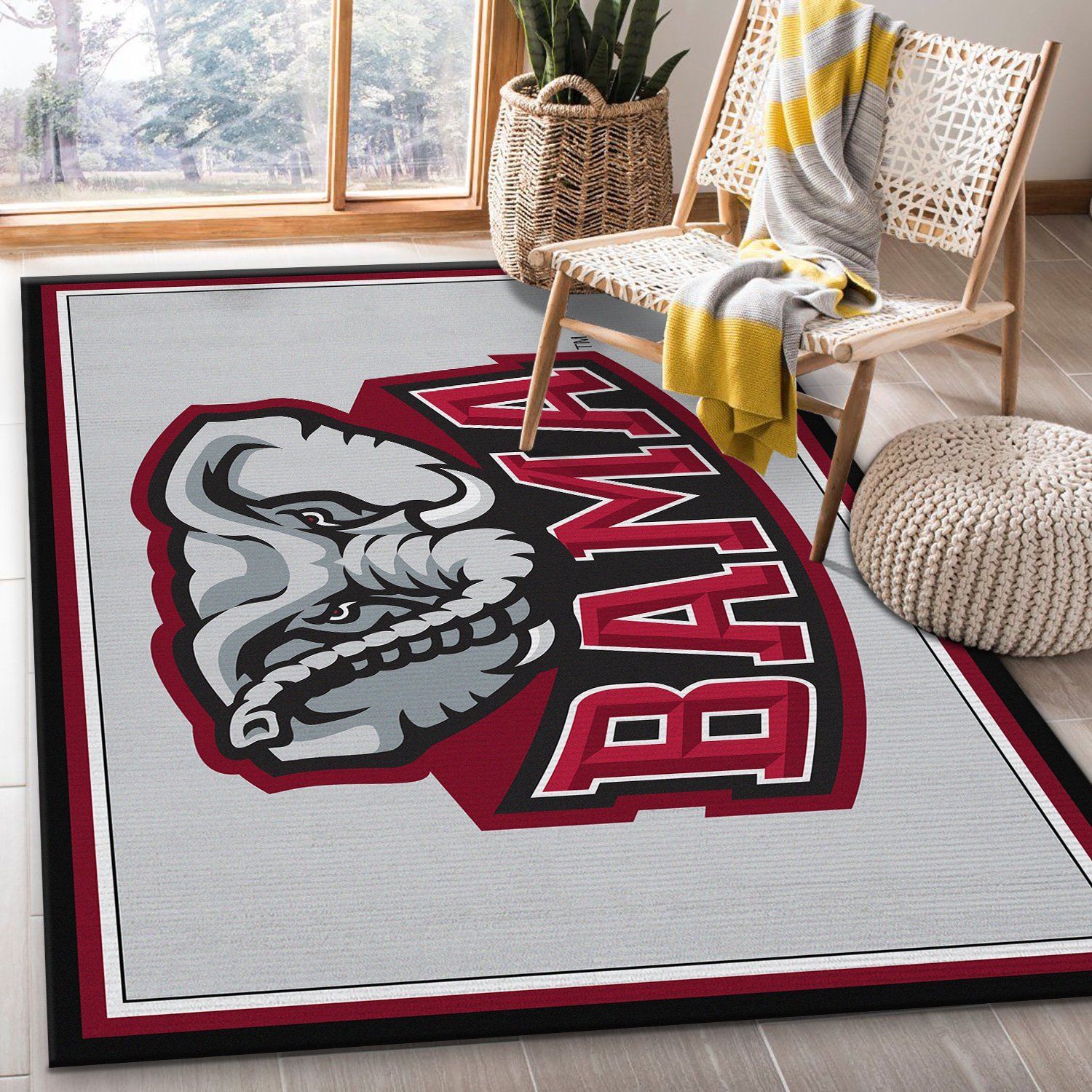 Alabama Football Team Spirit Area Rugs Living Room Carpet FN110101 Local Brands Floor Decor The US Decor