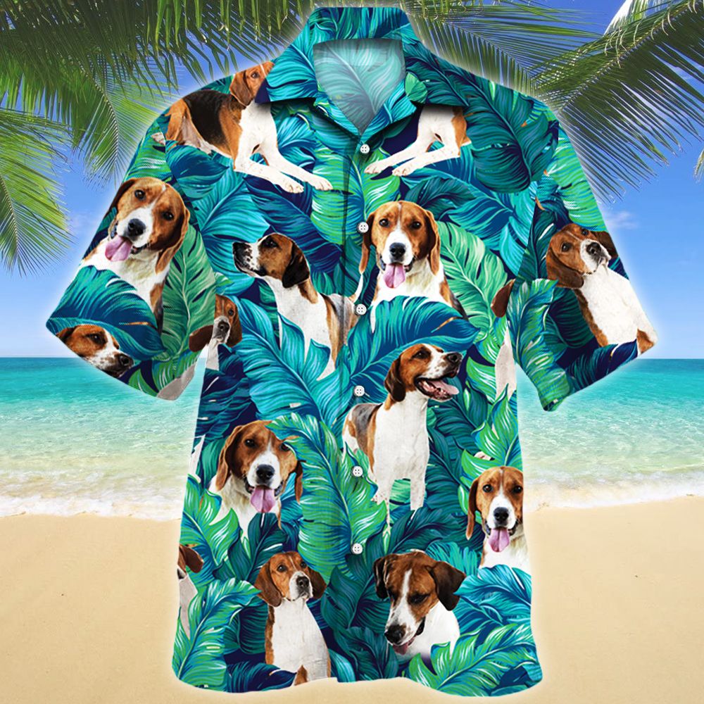 English Foxhound Dog Lovers Hawaiian Shirt Ha17787