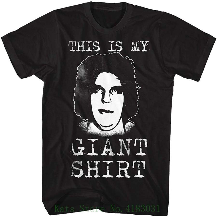 Andre The Giant Mens Straight Outta Here T-Shirt Men’S High Quality Custom Printed Tops Hipster Tees