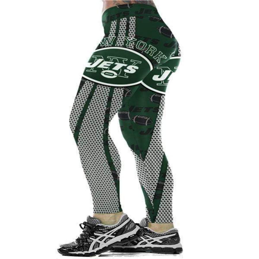 3D New York Jets Printed Yoga Fitness Leggings