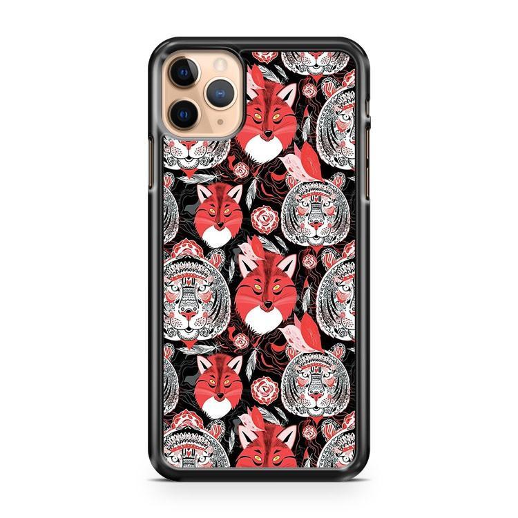 Beautiful Pattern Portraits Of Tigers And Foxes 3D Case Phone Cases