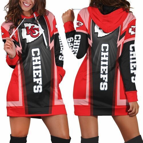 Women’S Kansas City Chiefs Shine Hoodie Dress