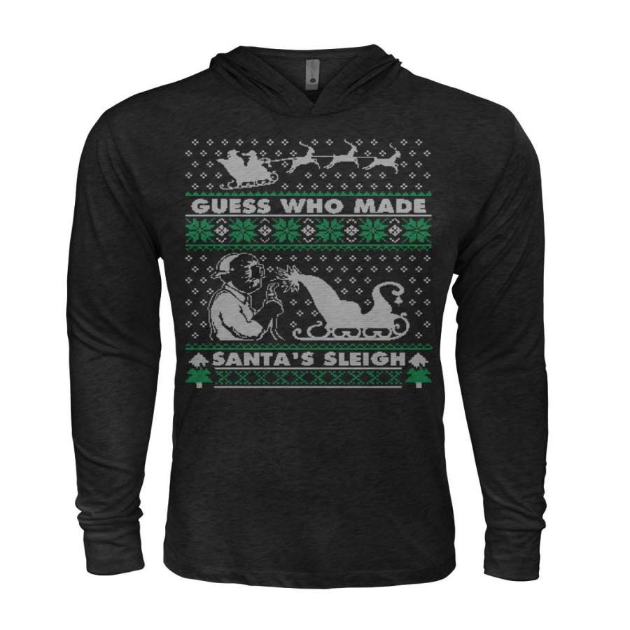 Ugly Christmas Welder Shirt Funny Xmas Hoodie