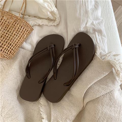 Oraqwlj Women Sand beach Flip flops Candy Color Outdoor Holiday Slides Summer 2021 Ladies Sandals Ladies Flip-toe flat slippers alx