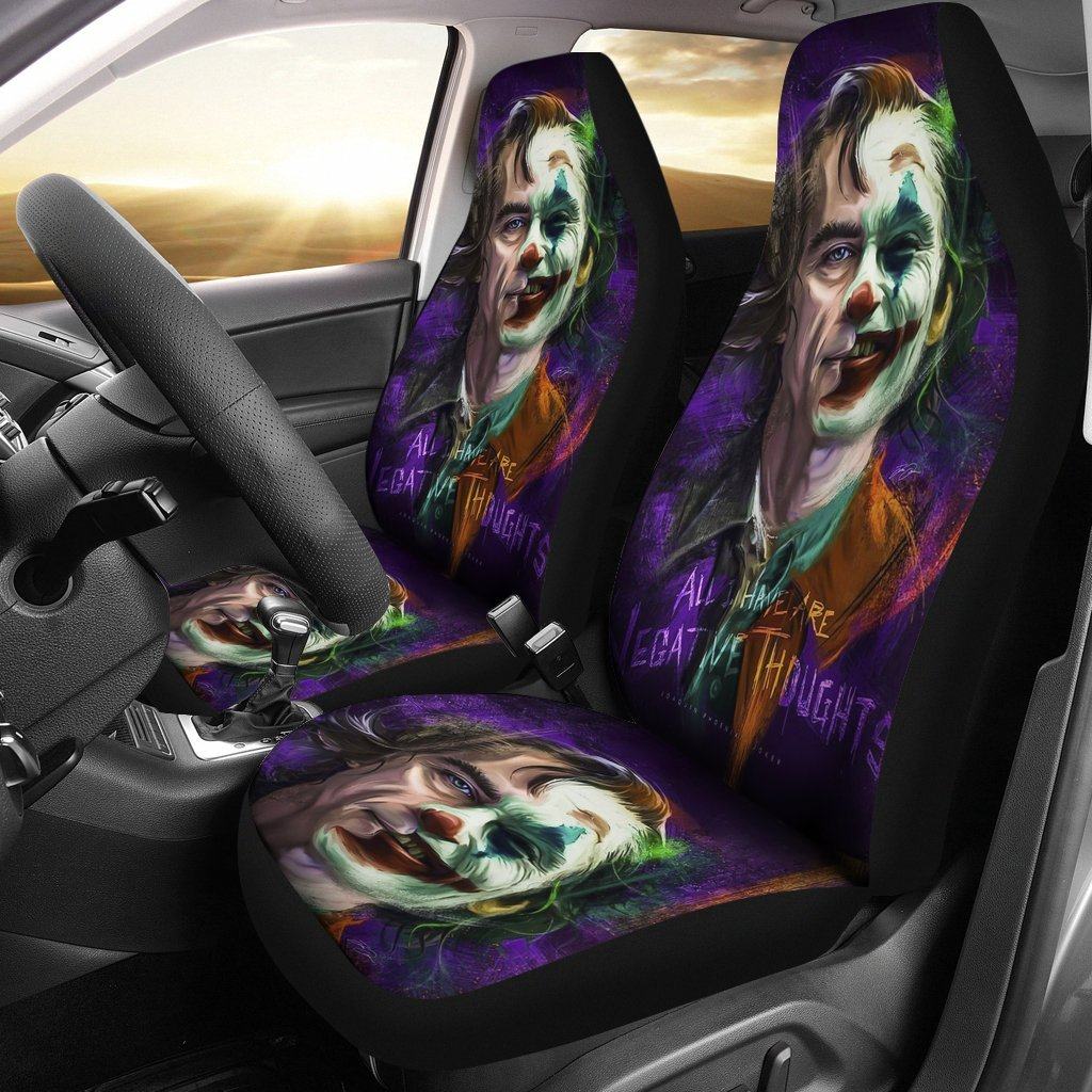 All I Have Are Negative Thoughts Joker 2019 Movie Car Seat Covers