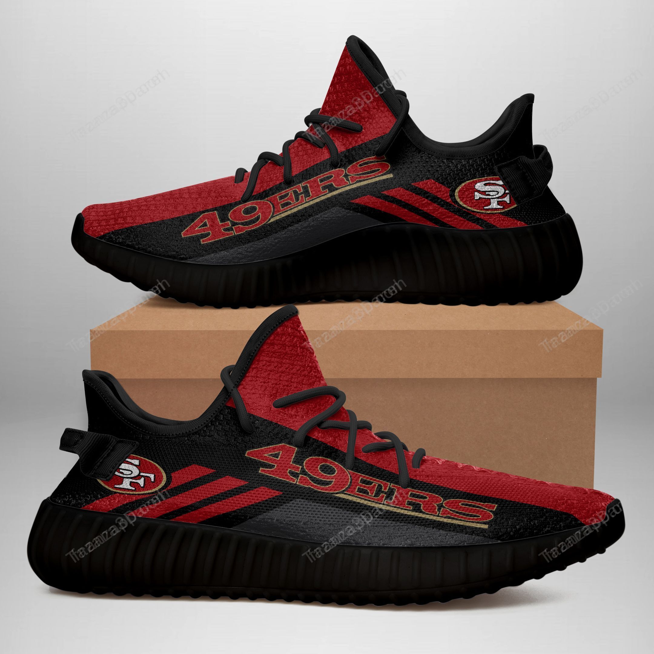 San Francisco 49Ers Yeezy Shoes 021