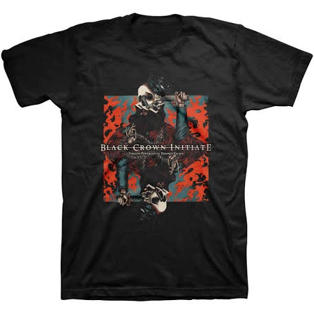 Black Crown Initiate Violent Portraits of Doomed Escape Black T-Shirt