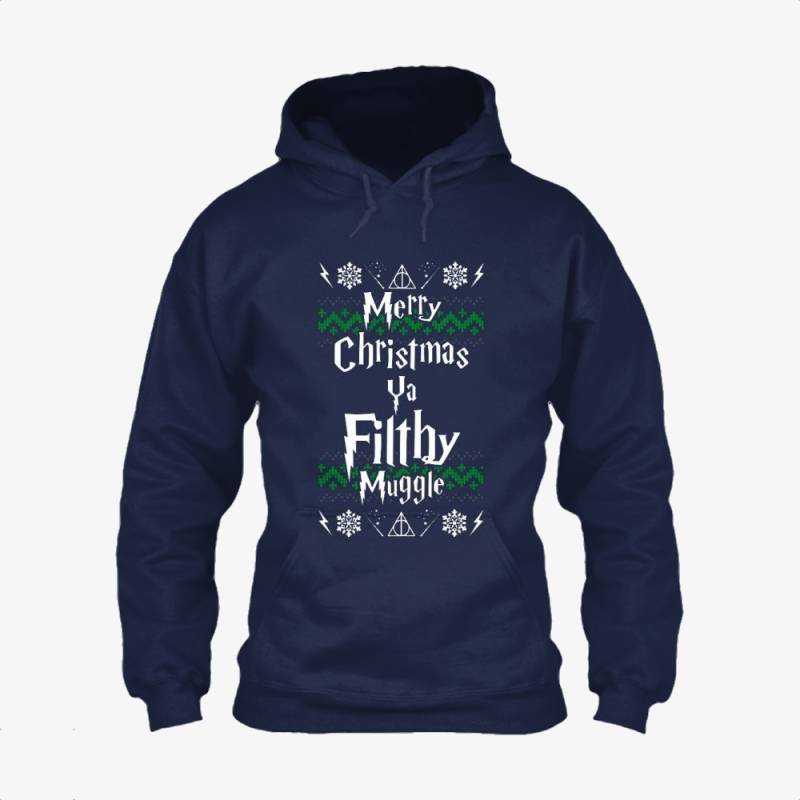 Merry Christmas Ya Flithy Muggle, Harry Potter Classic Hoodie