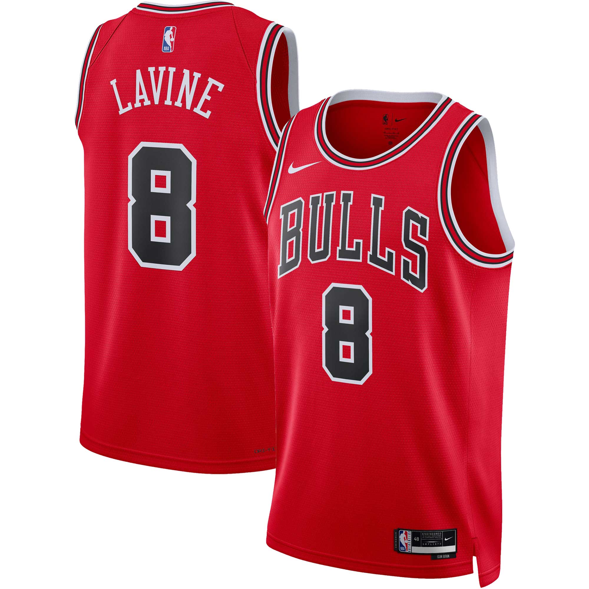 Zach LaVine Chicago Bulls Unisex Swingman Jersey – Icon Edition – Red