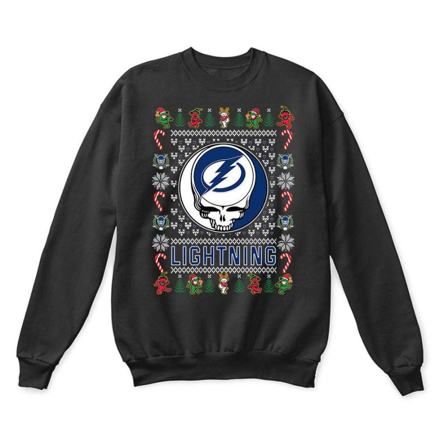 Tampa Bay Lightning x Grateful Dead Christmas Ugly Sweater