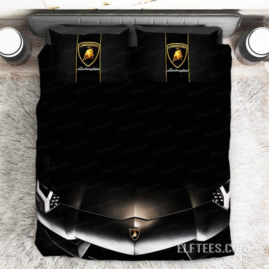 Lamborghini Bed Set – Lamborghini Car Logo Duvet Cover – LB05