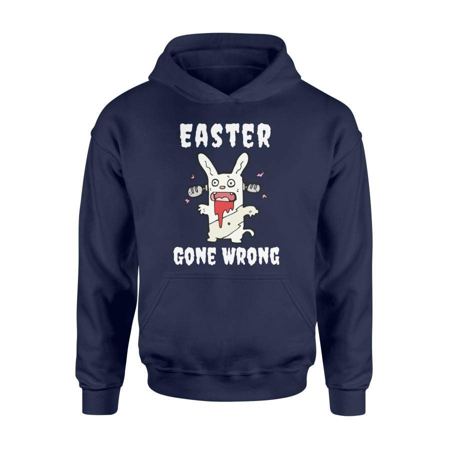 Easter Gone Wrong Bunny Suicides Horror Funny Easter Hoodie