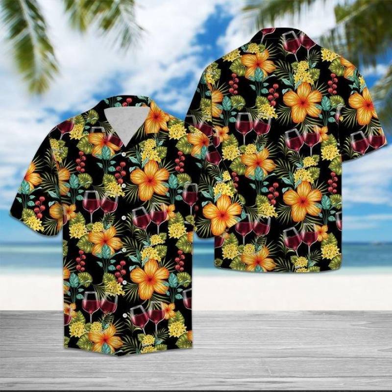 Paradise Red Wine Hawaii Shirt Ha15538