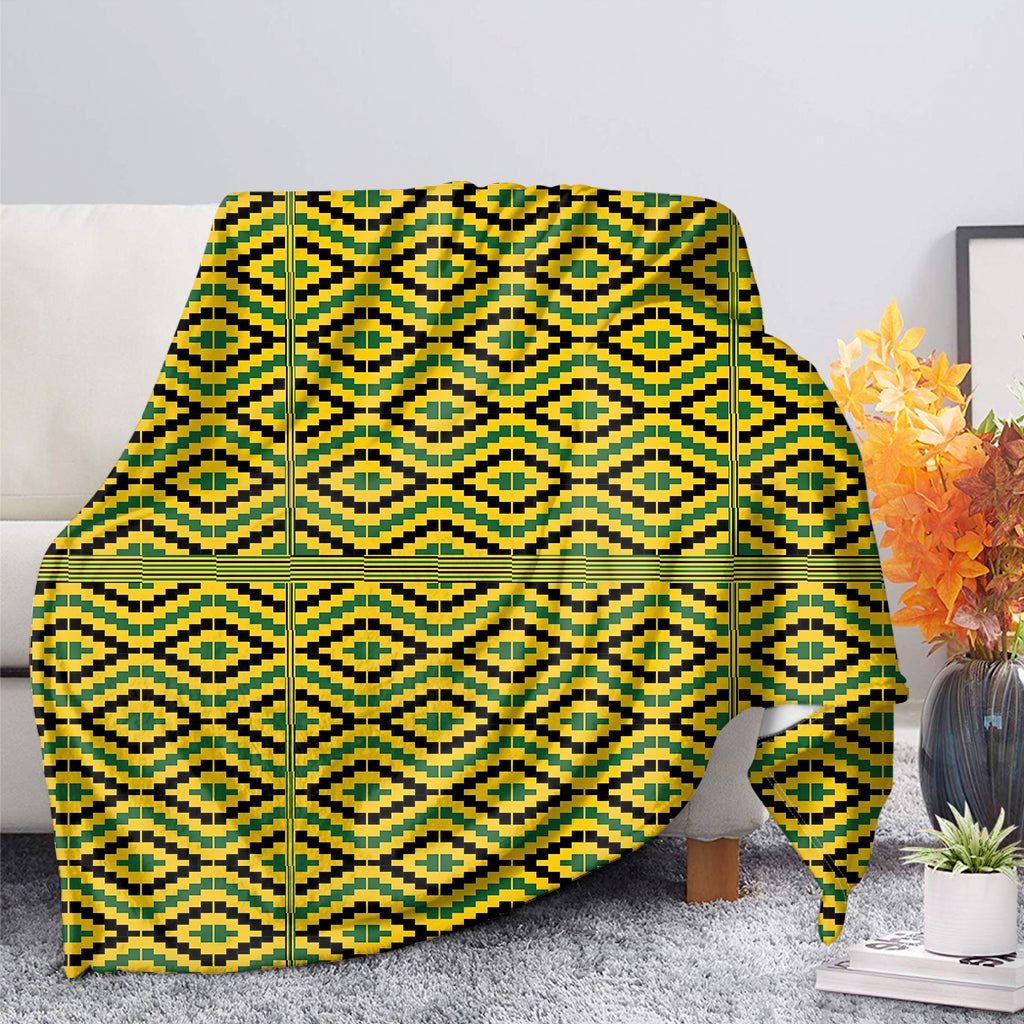 Kente African Pattern Print Blanket