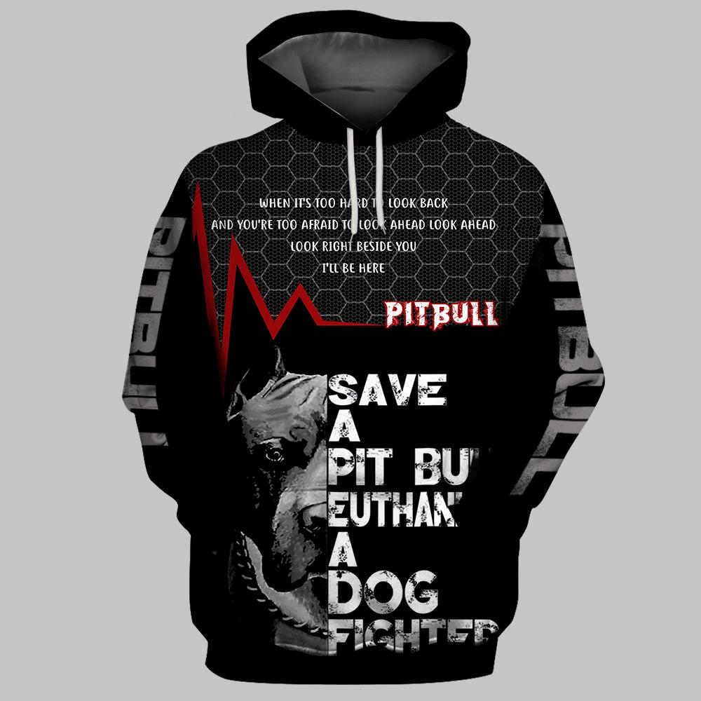 Save A Pitbull 3D Hoodies And T-Shirts