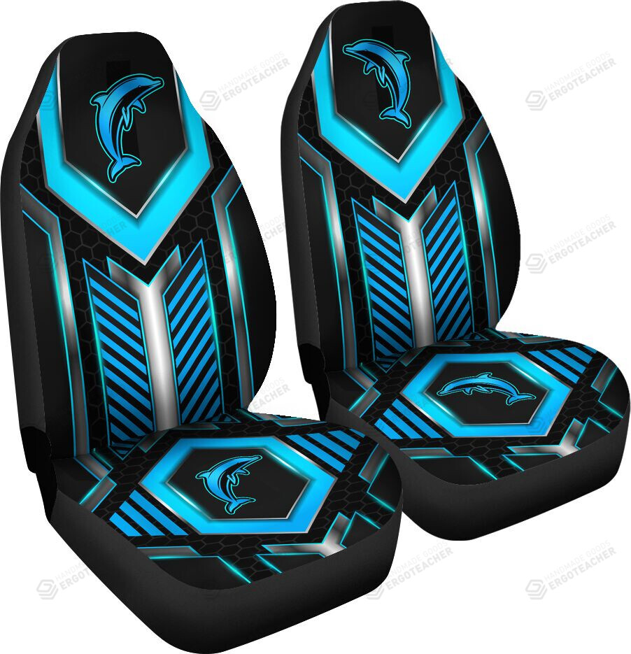 Dolphin Futuristic Gaming Car Seat Covers