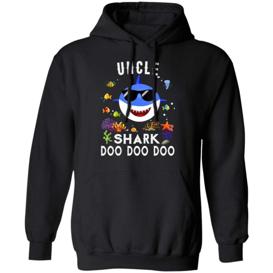 Uncle Shark Doo Doo Matching Family Shark Gift Hoodie