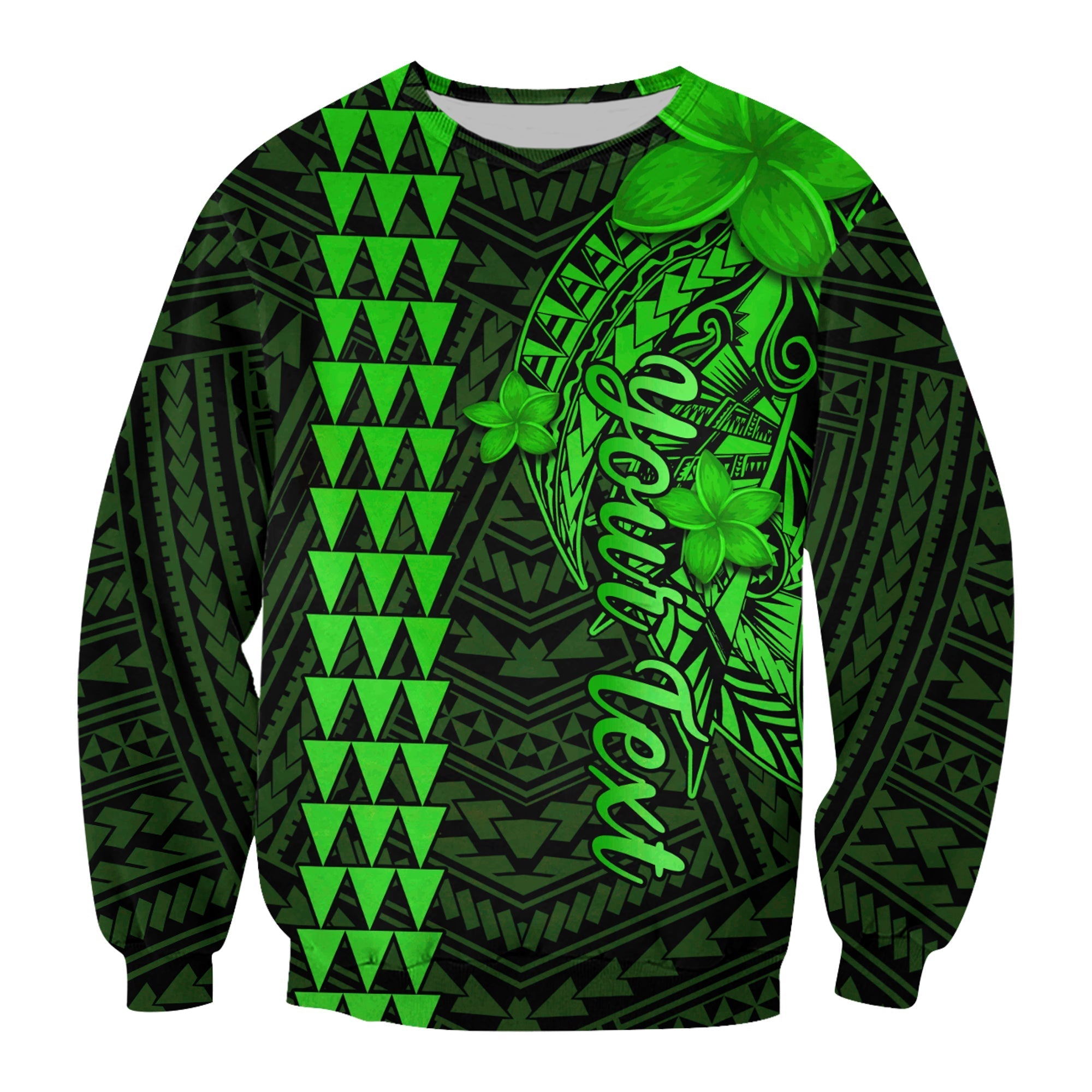 Custom Personalised Hawaii Sweatshirt Kakau Kanaka Maoli Combine Polynesian Shark Ver.02 Lt14