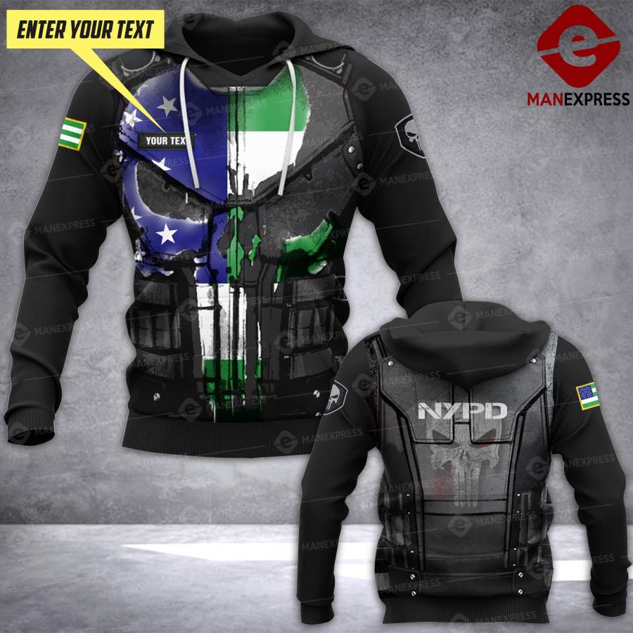 MTP New York City Police Department (NYPD) CUSTOMIZE HOODIE 3D NV 24