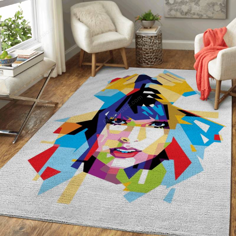 Taylor Swift in WPAP – Music Rug Mats – Carpet