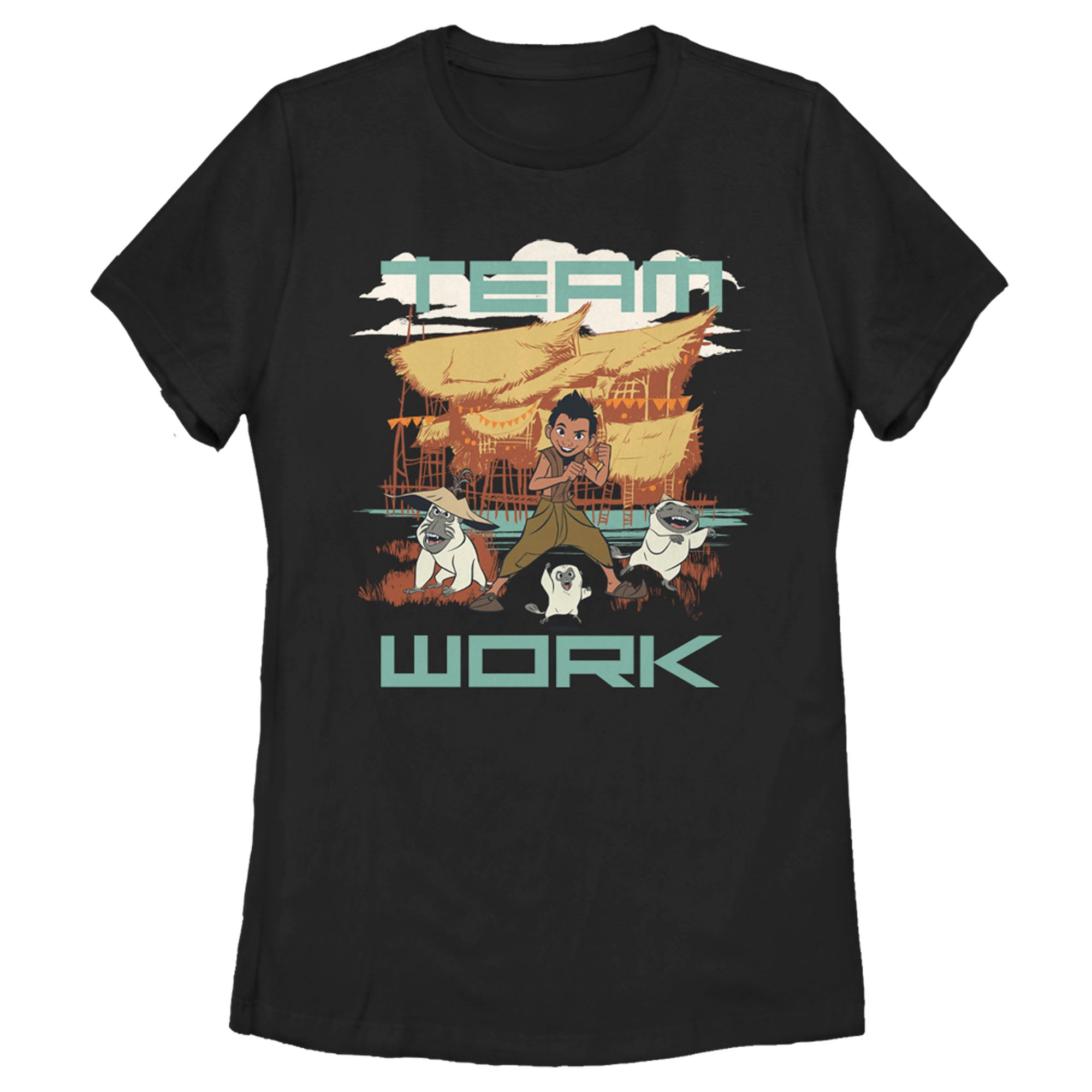 Raya And The Last Dragon Women’S Boun Team Work  T-Shirt