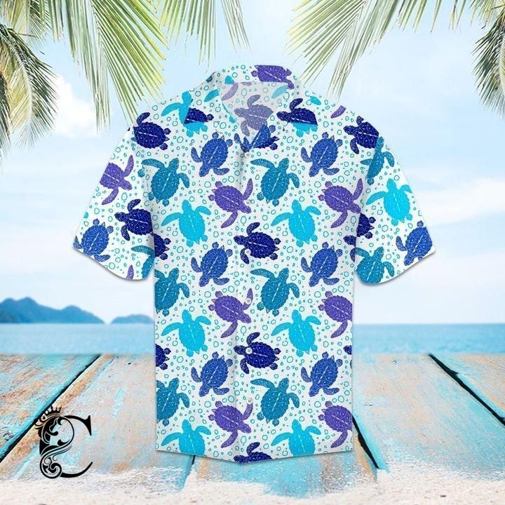 Beach Shirt Discover Cool Sea Turtle Hawaiian Shirt- Chillicothemall