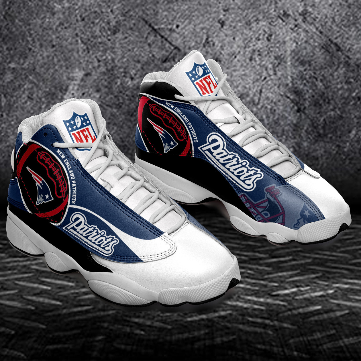 New England Patriots Ajd13 Sneakers Bg80