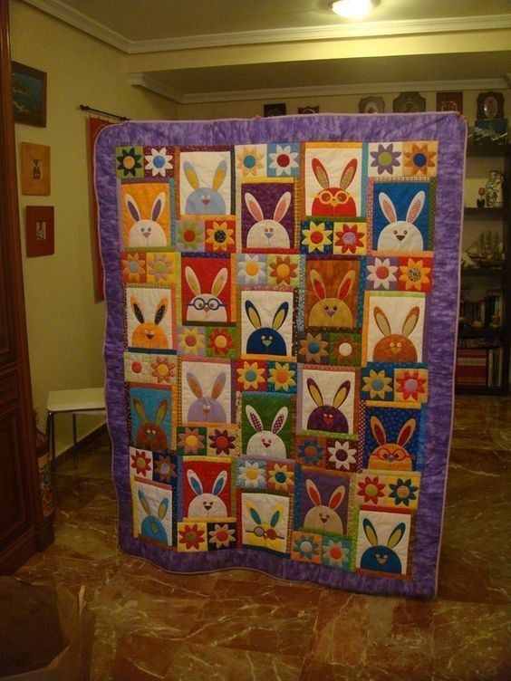 Rabbit Cla0910536Q Quilt Blanket