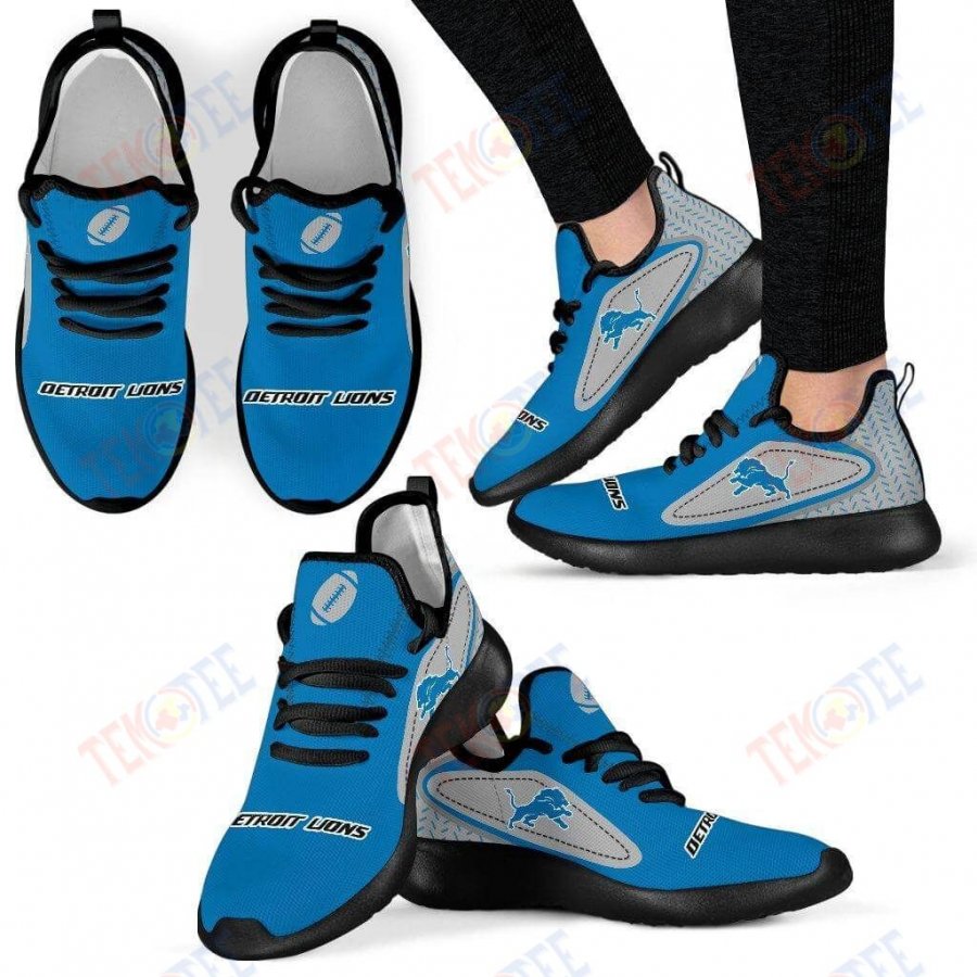 Mens Womens Detroit Lions Sneakers Legend React Mesh Knit Sneaker Running Shoes For Men Women TDT455