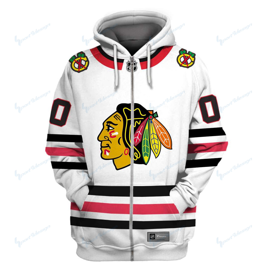 Chicago Blackhawks Limited Edition All Over Print Hoodie Sweatshirt Zip Hoodie T Shirt Unisex 817