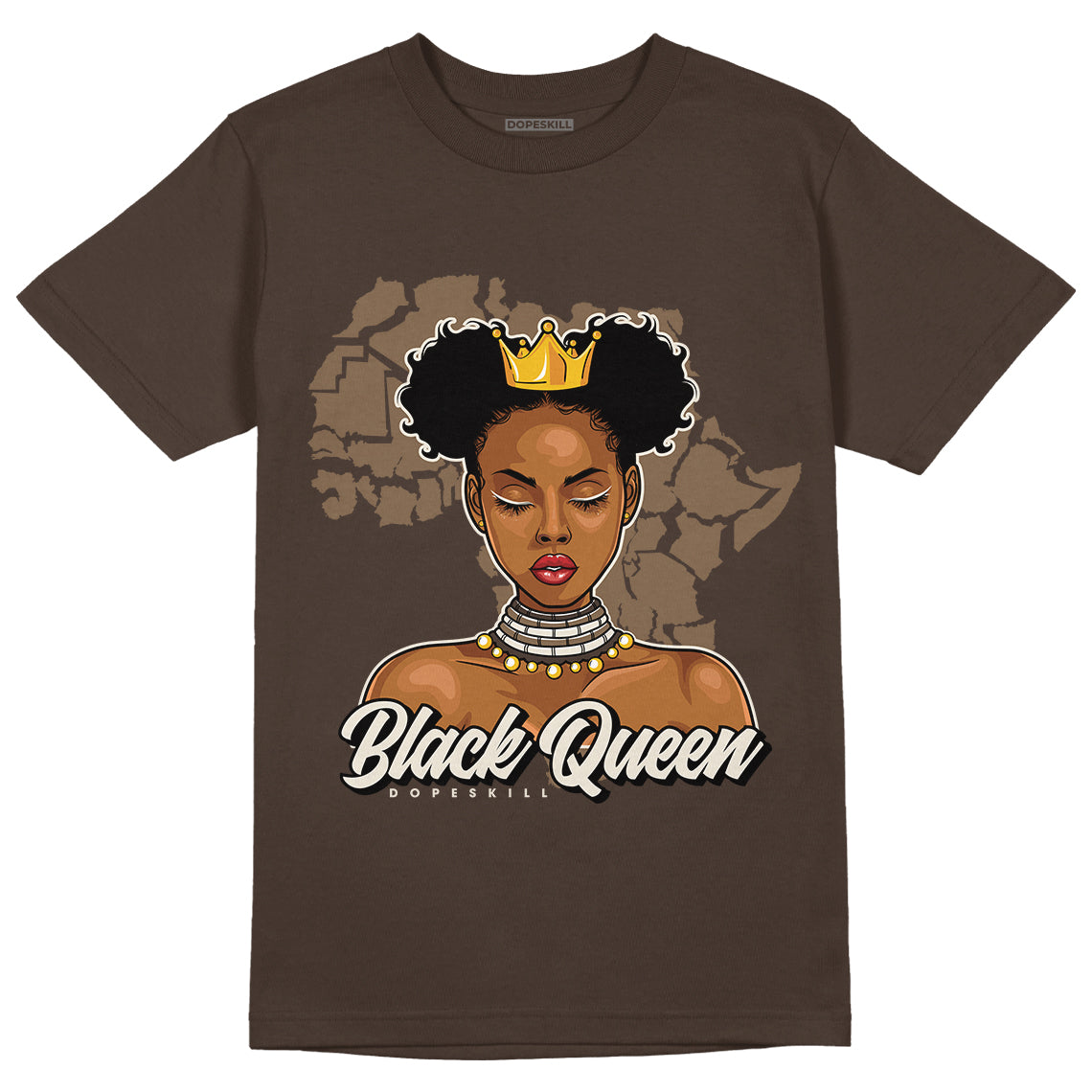 JD 1 Low Og “Reverse Mocha” Dopeskill Ridgerock T-Shirt Black Queen Graphic