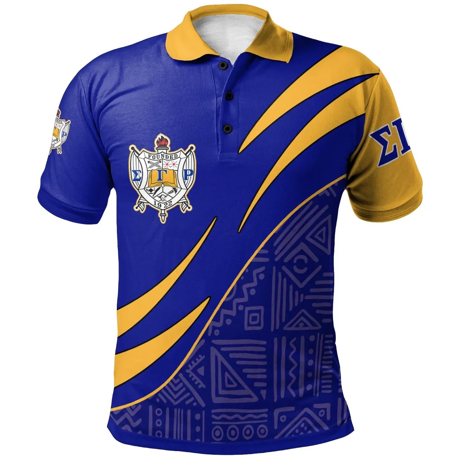 Sigma Gamma Rho Polo Shirt – Symmetrical Lines – Bn27