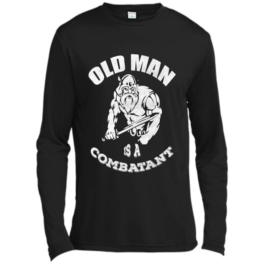 Old man is a combatmant – Fathers day t-shirt