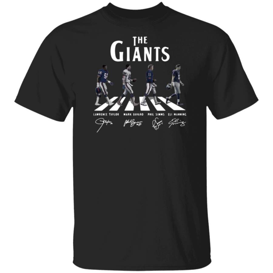 New york giants abbey road signature Shirt