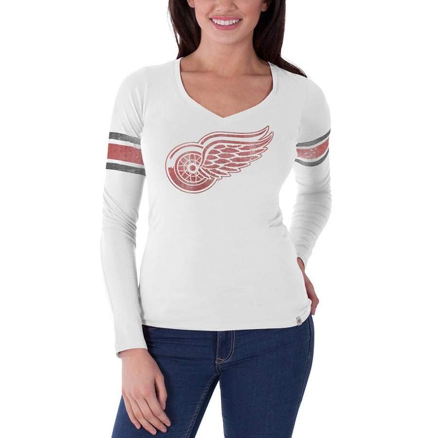 Detroit Red Wings – Logo Homerun Juniors Premium Long Sleeve