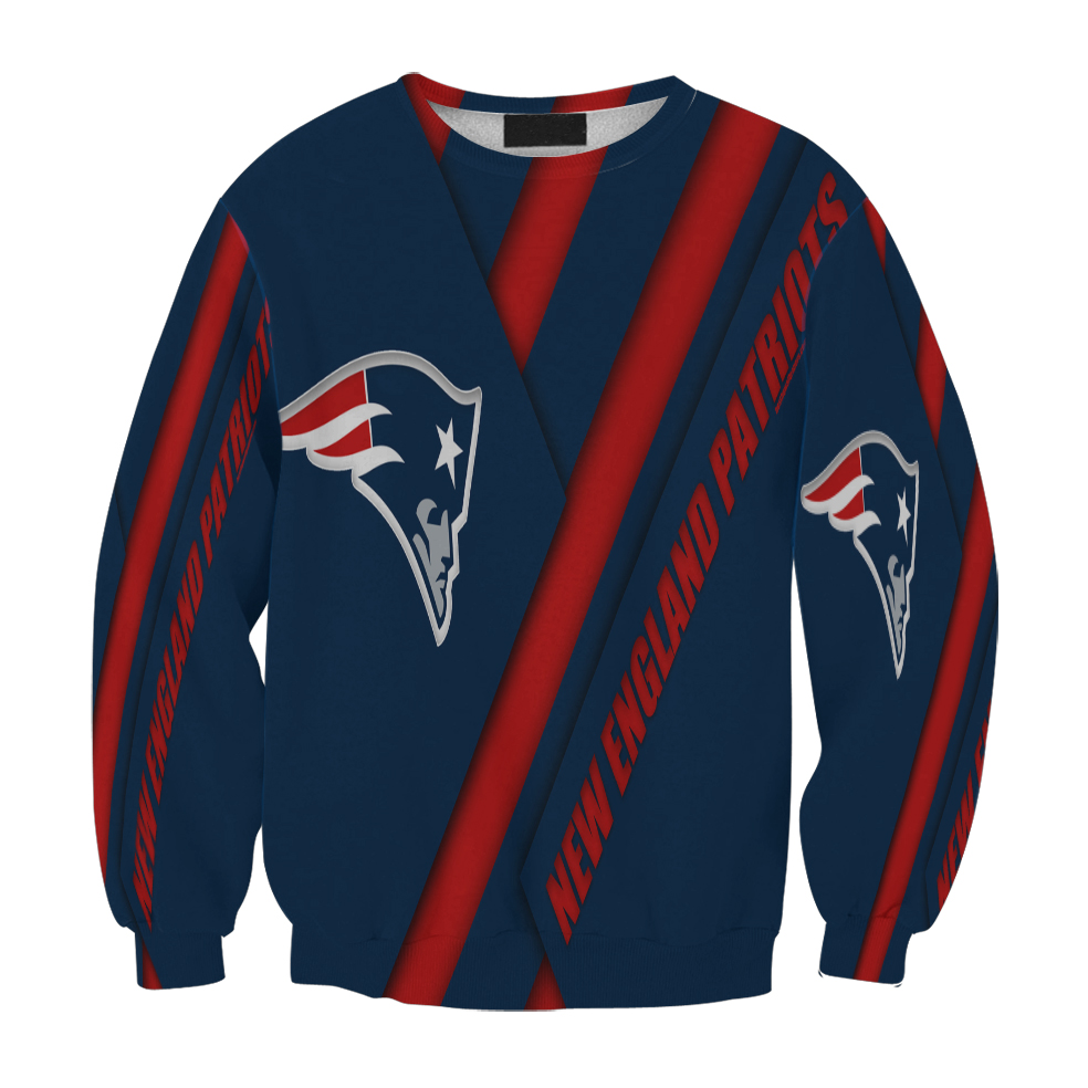 New England Patriots Red Blue2 Gift For Fan 3D Full Printing Sweatshirt