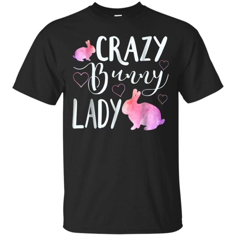 AGR Crazy Bunny Lady Rabbit Lover Gift Tshirt Jaq T-shirt